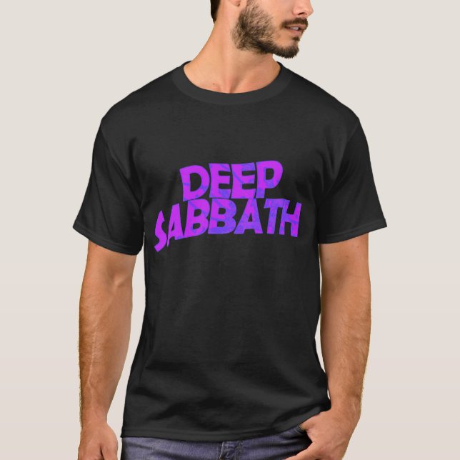 Djup sabbat - mörk t shirt (Framsida)