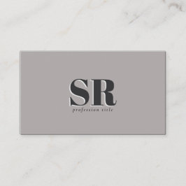 djup sand | solid beige-neutralt visitkort