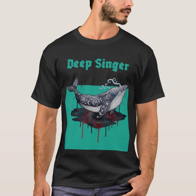 Djup sångare t shirt (Framsida)