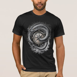 Djup Sjöfarts Tatuering Konst T Shirt