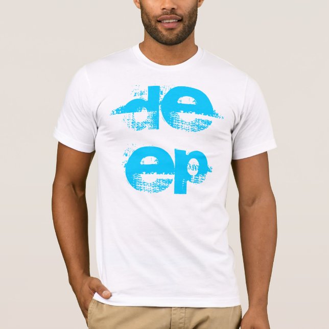Djup" T-tröja för Acryl musik " T-shirt (Framsida)