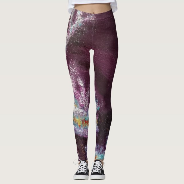 Djup tanke leggings (Framsida)