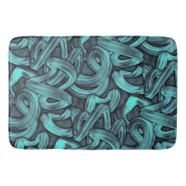 djup tanke - svart och tejp: badrumsmatta