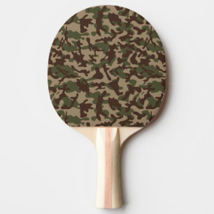 Djup trädkamouflage pingisracket