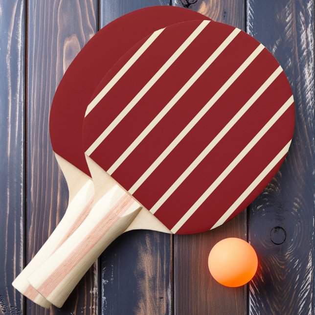 Djup tranbärsrandig och enfärgad pingisracket (Skapare uppladdad)