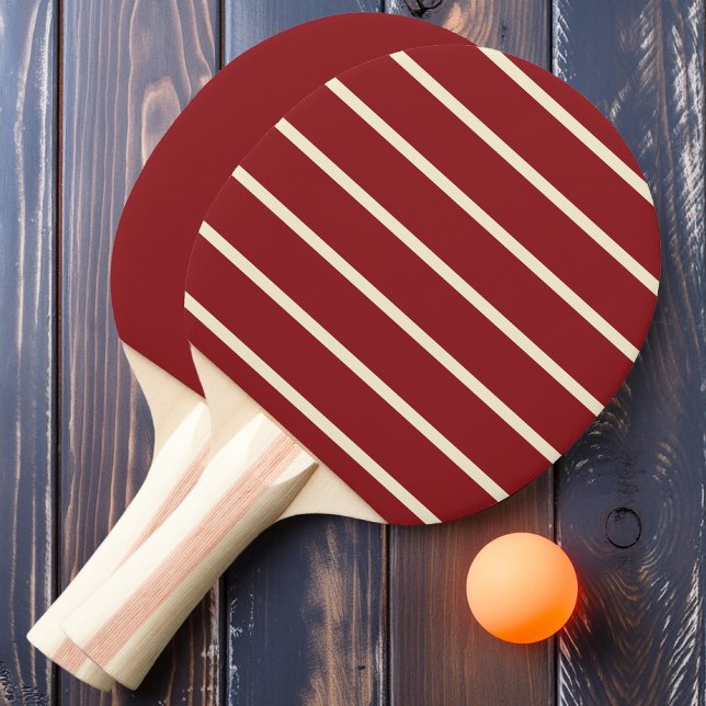 Djup Tranbärsrandig och enfärgad Pingisracket (Skapare uppladdad)