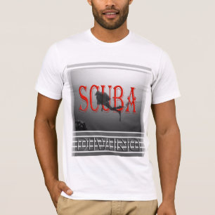DJUP UNDERVATTENS- DYKNING FÖR KALL SCUBADYKARE T SHIRT