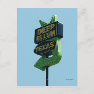 DJUP vykort för ELLUM Texas