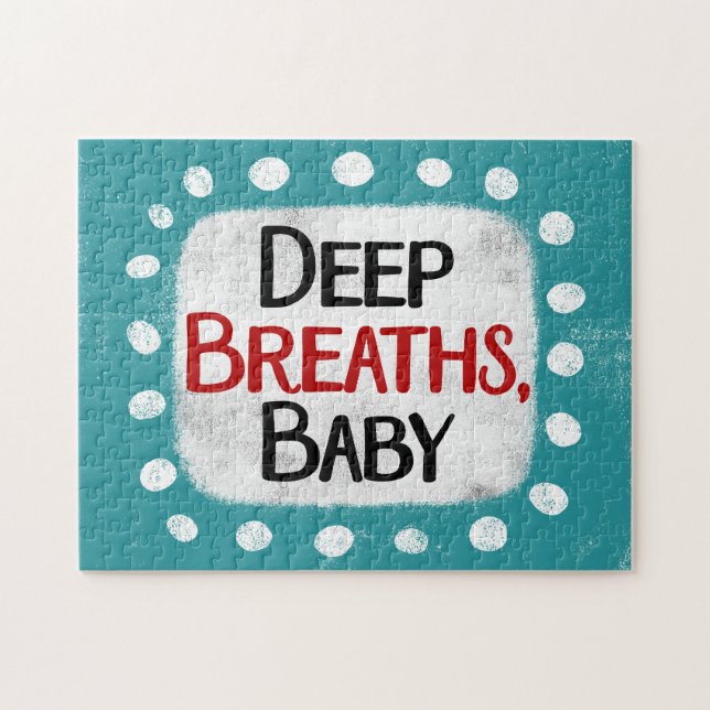 Djupa Breaths, Baby Jigszle Puzzle Pussel (Horisontell)