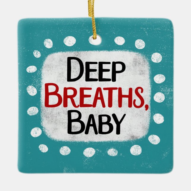 Djupa Breaths, Baby Ornament (Framsida)