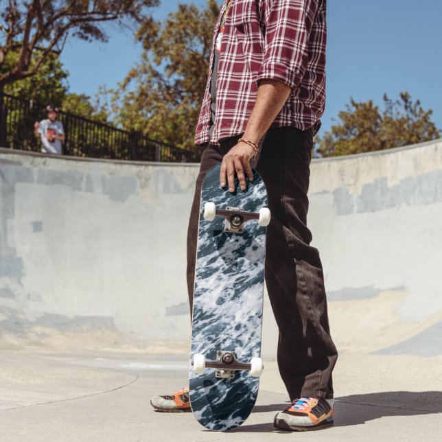 Djupa karibiska havsvibbar 1 mini skateboard bräda 18,5 cm (Utomhus 2)