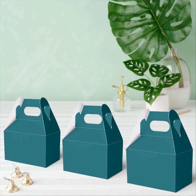 Djupa Petrol Favor-lådor Presentaskar (Multipel)