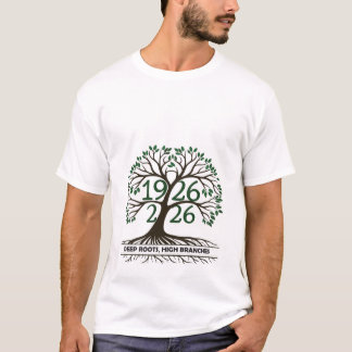Djupa Rötter Höga Grenar Familj Träd Arv T-Shirt