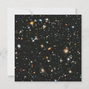 Djupa rymdstjärnor och galaxer