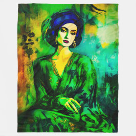 Djupa tankar fleecefilt