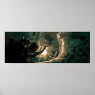 Djupare och djupare ner på kaninen hål poster