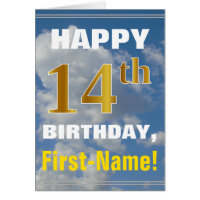 Djupblå himmel, Falskt guld 14-årsdag + Namn