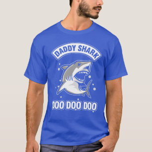 Djupblå med pappahajen t shirt