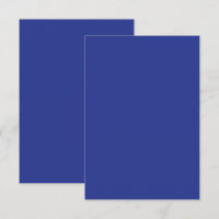 Djupblå minimalistisk vigselinbjudan med kraftig s