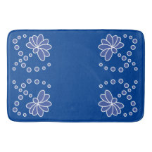 Djupblå och medelmodern blomma