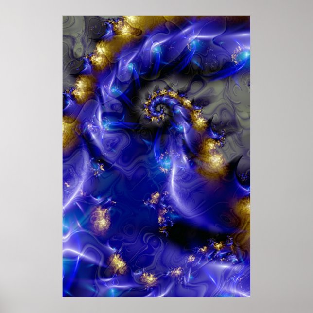 Djupblå. Poster (Framsidan)