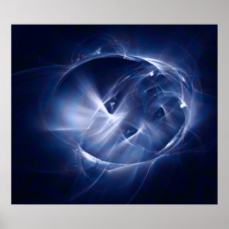Djupblå sett (i Cicada Beam) Poster
