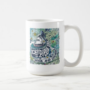 Djupblå stoppundersökning för hav Never Kaffemugg