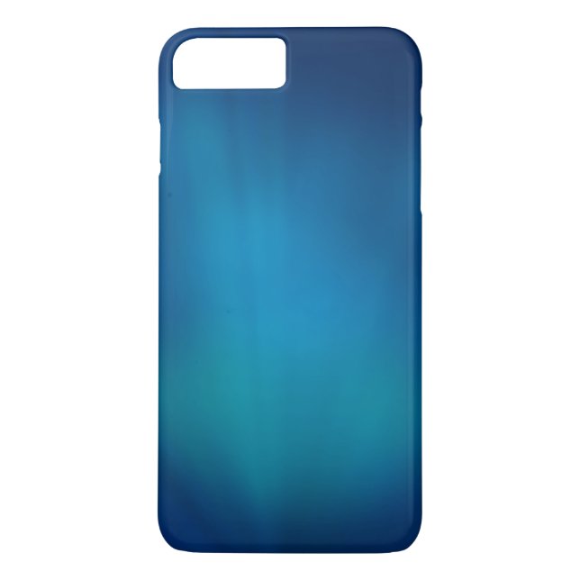 Djupblå undervattensglöd Case-Mate iPhone skal (Baksida)