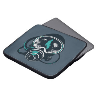 Djupblå Zanzibar som dyker bärbar dator, hänger Laptop Sleeve