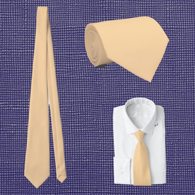 Djupchampagne solid färg slips (Skapare uppladdad)