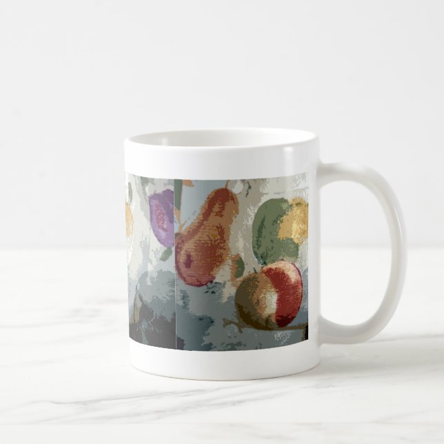 Djupfrukt Abstrakt #6 Kaffemugg (Höger)