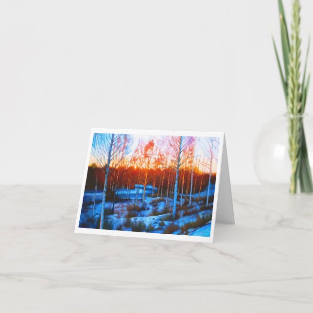 Djupfryst Dalarna strömmer Kort (Framsida)