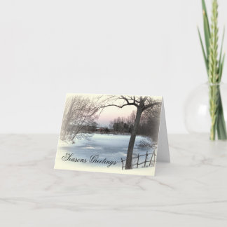 Djupfryst damm helgkort