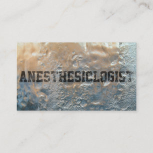 Djupfryst isAnesthesiologistvisitkort Visitkort