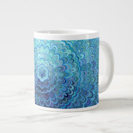 Djupfryst oval Mandala Jumbo Mugg