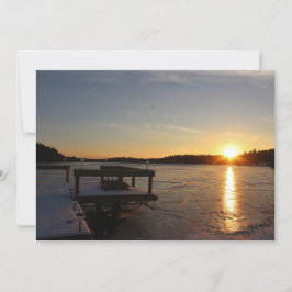 Djupfryst reflexion inbjudningar