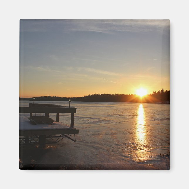 Djupfryst reflexion magnet (Framsidan)