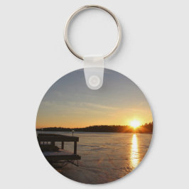 Djupfryst reflexion nyckelring