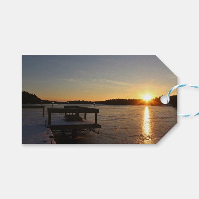 Djupfryst reflexion presentetikett (Framsidan (Horisontell))