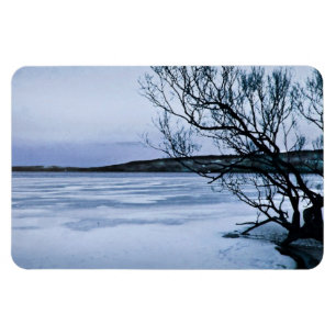 Djupfryst sjö magnet