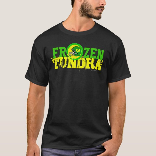 Djupfryst T-tröja för fotbollslag för TundraGreen Tee Shirt (Framsida)