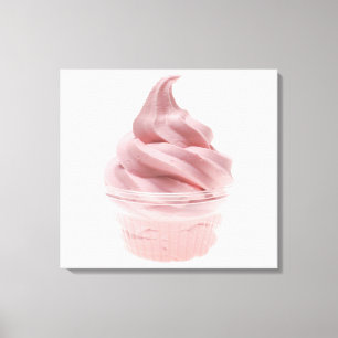 Djupfryst yoghurt canvastryck