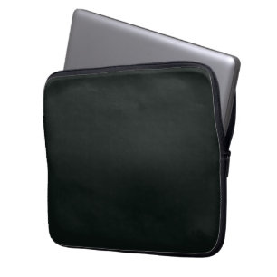 Djupgrön enfärgad färg laptop fodral