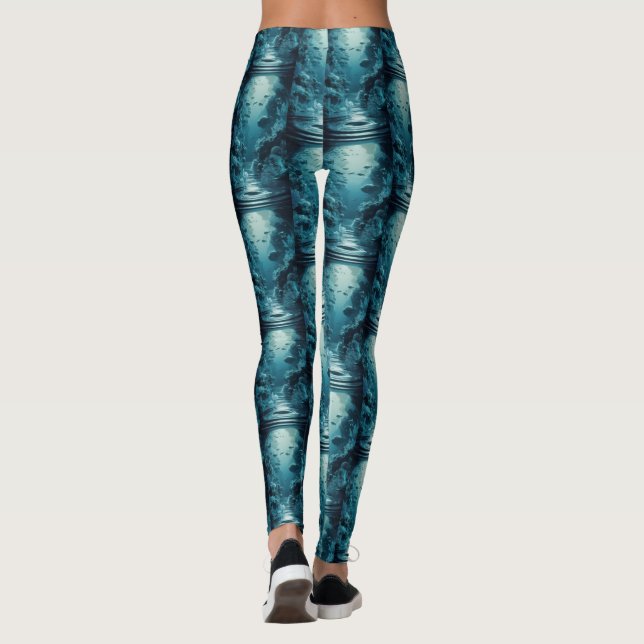 Djuphavsbalkar Leggings (Baksida)