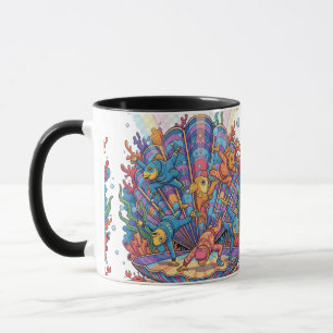Djuphavsbreakdance: Urban Streetwear Fisk Hip Hop Mugg