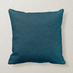 Djuphavsfärg - Mörk Teal Blue och Aqua Kudde