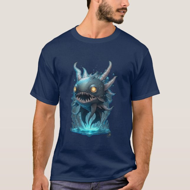 Djuphavsfisk Abyssal creature T-Shirt (Framsida)