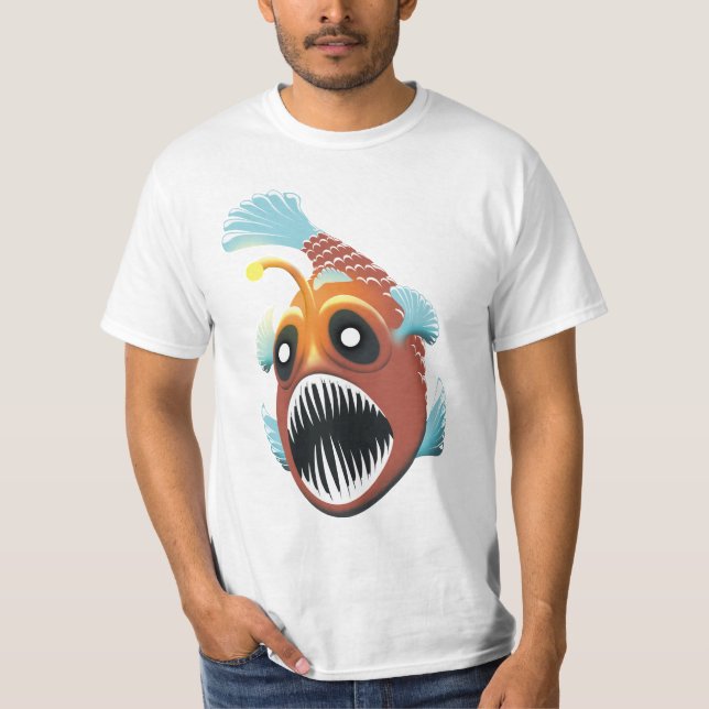 Djuphavsfisk T Shirt (Framsida)