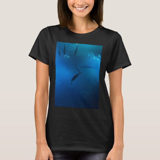 Djuphavsfiskar T Shirt (Framsida)