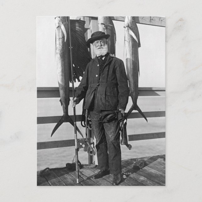 Djuphavsfiskare, 1912 vykort (Framsida)